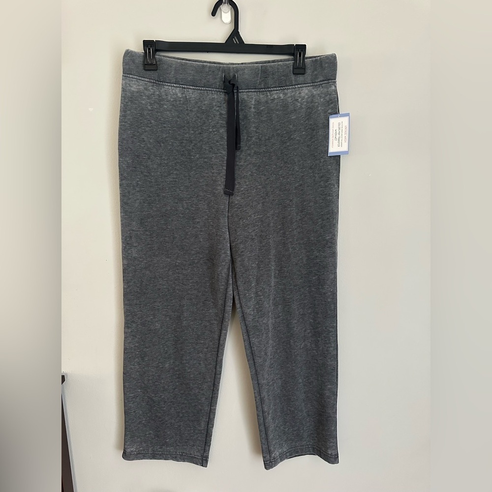 Jaclyn Intimate Pajamas Sleepwear Pants Straight Leg Gray Size Large